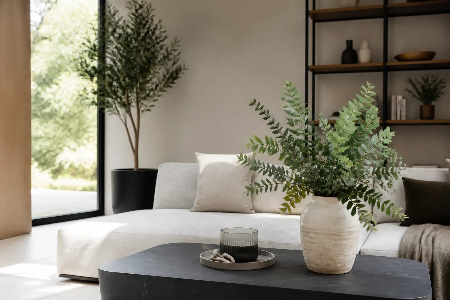 Plantes artificielles : inspirations déco pour un intérieur contemporain